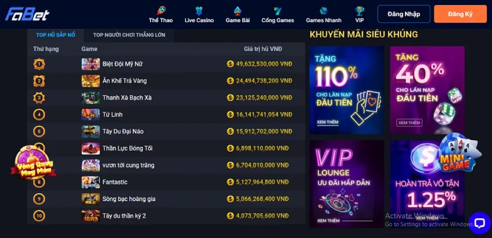 Sự kiện VIP độc quyền win99 club